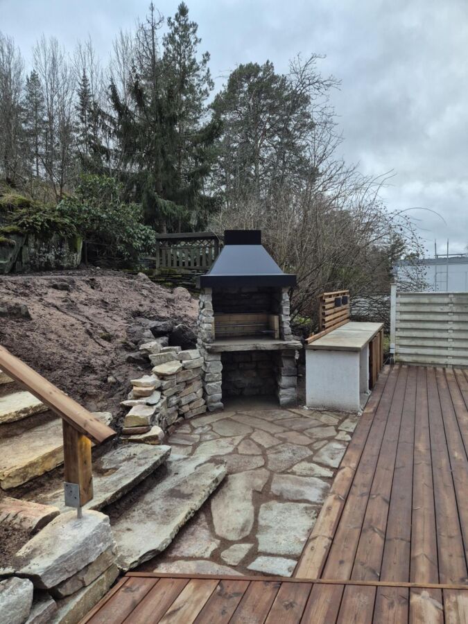 Featured image for “Yhdessäoloon kutsuva piha ja kesäkeittiö”